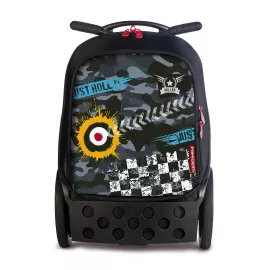 Školní a cestovní taška na kolečkách Nikidom Roller XL Camo