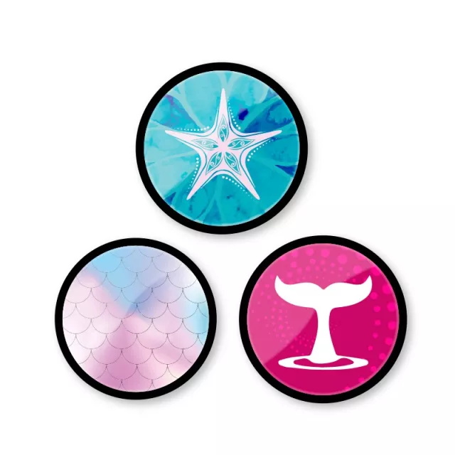 Sada odznáčků Nikidom Roller Pins Mermaid