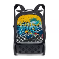 Školní a cestovní batoh na kolečkách Nikidom Roller UP Street style (19 l), Černý