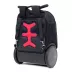 Školní a cestovní batoh na kolečkách Nikidom Roller UP XL Aquarella (27 l), Černý
