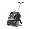 Školní a cestovní batoh na kolečkách Nikidom Roller UP XL Reef (27 l), Černý