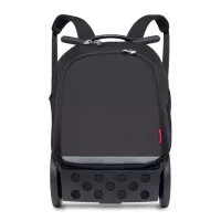 Školní a cestovní batoh na kolečkách Nikidom Roller UP Black (19 l), Černý
