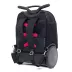 Školní a cestovní batoh na kolečkách Nikidom Roller UP Black (19 l), Černý