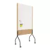 Mobilní magnetická tabule Rocada Natural NAT8100 100x150 cm, oboustranná