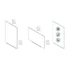 Bezrámová magnetická tabule Rocada 6420R Skin 75x115 cm lakovaná