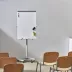 Flipchart / stolek (2v1) Rocada 618, magnetický, na kolečkách, výškově nastavitelný
