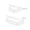 Sada popisovacích štítků Rocada S4323MX SkinnyNotes 20x10 cm, 400 ks