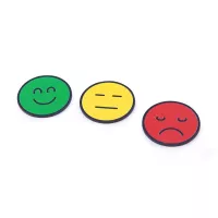 Sada magnetů Rocada SMILEY15, motiv smajlíků, 15 ks
