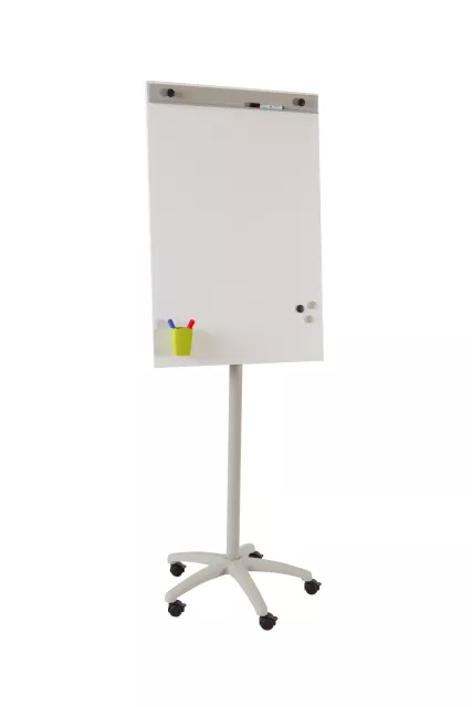 Flipchart Rocada 617ECO, magnetický, na kolečkách, výškově nastavitelný