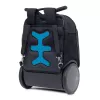 Školní a cestovní batoh na kolečkách Nikidom Roller UP XL Tropic (27 l), Černý