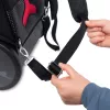 Školní a cestovní batoh na kolečkách Nikidom Roller UP XL Tropic (27 l), Černý
