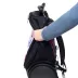 Školní a cestovní batoh na kolečkách Nikidom Roller UP XL Tropic (27 l), Černý