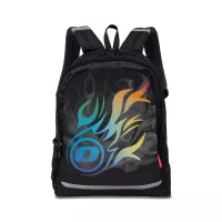 Školní batoh Nikidom Roller RUN Wild Fire 26l, Černý