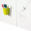 Magnetická tabule Rocada Skin Ceramic 6635-S4, bezrámová, 204x108 cm, smaltovaná, bílá, 4 ostré rohy