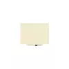 Magnetická tabule Rocada Skin Colour 6419R-1013, bezrámová, 75x55 cm, lakovaná, perlová bílá RAL 1013