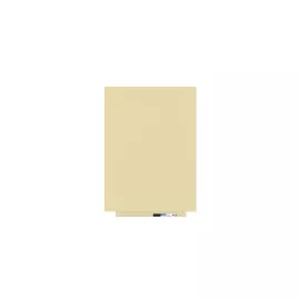 Magnetická tabule Rocada Skin Colour 6419R-1015, bezrámová, 75x55 cm, lakovaná, slonová kost RAL 1015