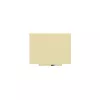 Magnetická tabule Rocada Skin Colour 6419R-1015, bezrámová, 75x55 cm, lakovaná, slonová kost RAL 1015