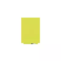 Magnetická tabule Rocada Skin Colour 6419R-1016, bezrámová, 75x55 cm, lakovaná, sírová žlutá RAL 1016