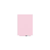 Magnetická tabule Rocada Skin Colour 6419R-490, bezrámová, 75x55 cm, lakovaná, růžová RAL 490
