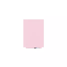 Magnetická tabule Rocada Skin Colour 6419R-490, bezrámová, 75x55 cm, lakovaná, růžová RAL 490