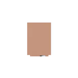 Magnetická tabule Rocada Skin Colour 6419R-3012, bezrámová, 75x55 cm, lakovaná, červenobéžová RAL 3012