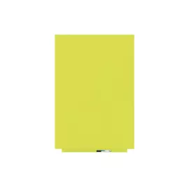 Magnetická tabule Rocada Skin Colour 6420R-1016, bezrámová, 115x75 cm, lakovaná, sírová žlutá RAL 1016