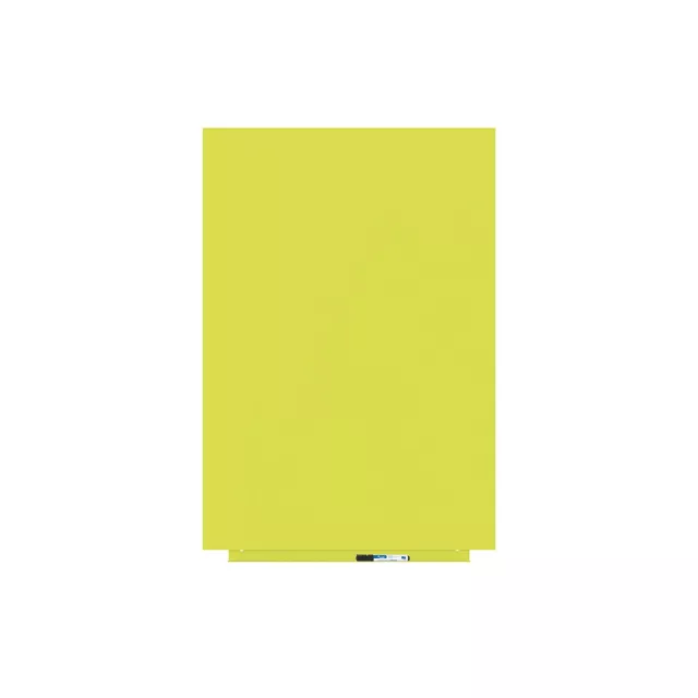 Magnetická tabule Rocada Skin Colour 6420R-1016, bezrámová, 115x75 cm, lakovaná, sírová žlutá RAL 1016