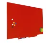 Magnetická tabule Rocada Skin Colour 6420R-2002, bezrámová, 115x75 cm, lakovaná, rumělková RAL 2002