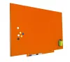 Magnetická tabule Rocada Skin Colour 6420R-2008, bezrámová, 115x75 cm, lakovaná, oranžová RAL 2008