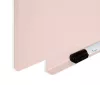 Magnetická tabule Rocada Skin Colour 6420R-490, bezrámová, 115x75 cm, lakovaná, růžová RAL 490