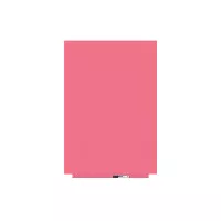 Magnetická tabule Rocada Skin Colour 6420R-3014, bezrámová, 115x75 cm, lakovaná, starorůžová RAL 3014