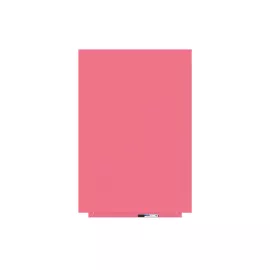 Magnetická tabule Rocada Skin Colour 6420R-3014, bezrámová, 115x75 cm, lakovaná, starorůžová RAL 3014