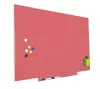 Magnetická tabule Rocada Skin Colour 6420R-3014, bezrámová, 115x75 cm, lakovaná, starorůžová RAL 3014
