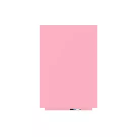 Magnetická tabule Rocada Skin Colour 6420R-3015, bezrámová, 115x75 cm, lakovaná, světlá růžová RAL 3015