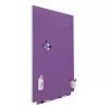 Magnetická tabule Rocada Skin Colour 6420R-4005, bezrámová, 115x75 cm, lakovaná, modrofialová RAL 4005
