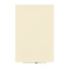 Magnetická tabule Rocada Skin Colour 6421R-1013, bezrámová, 150x100 cm, lakovaná, perlová bílá RAL 1013