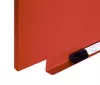 Magnetická tabule Rocada Skin Colour 6421R-2002, bezrámová, 150x100 cm, lakovaná, rumělková RAL 2002
