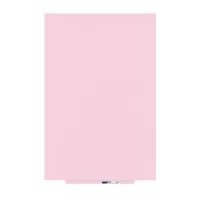 Magnetická tabule Rocada Skin Colour 6421R-490, bezrámová, 150x100 cm, lakovaná, růžová RAL 490