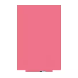 Magnetická tabule Rocada Skin Colour 6421R-3014, bezrámová, 150x100 cm, lakovaná, starorůžová RAL 3014