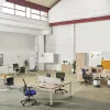 Magnetická popisovatelná kostka Rocada Skin Cube 6876S4, se 4 lakovanými bílými tabulemi 55x200 cm, na kolečkách